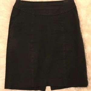 Banana Republic Pencil Skirt Charcoal Grey Size 4